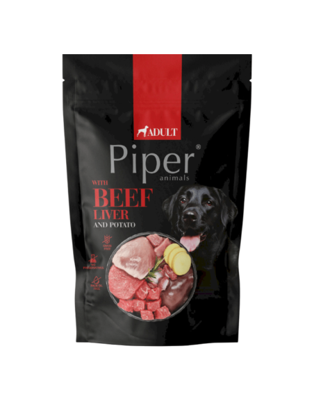 Piper Adult Beef Liver & Potato Φακελάκι Για Σκύλους Με Συκώτι Βοδινού Και Πατάτα 500gr
