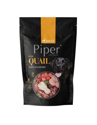 Piper Adult Quail & Cranberry Φακελάκι Για Σκύλους Με Ορτύκι Και Κράνμπερι 500gr
