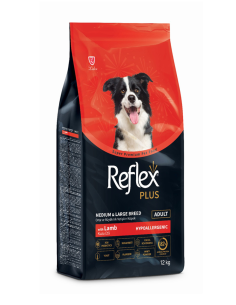 Reflex Plus Medium & Large Adult Ξηρά Τροφή Για Σκύλους Με Αρνί 12kg
