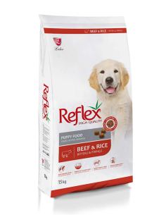 Reflex Puppy Beef Ξηρά Τροφή Για Κουτάβια Με Βοδινό 15kg