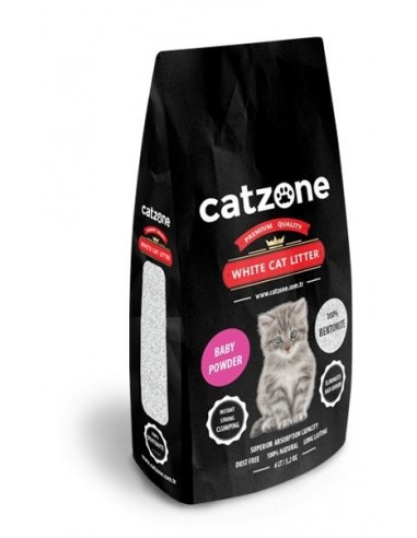 Catzone Clumping Άμμος Γάτας Με Άρωμα Πούδρας