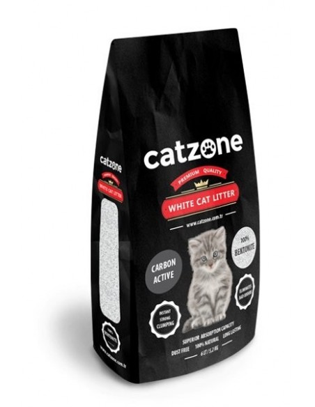 Catzone Clumping Άμμος Γάτας Με Ενεργό Άνθρακα Catzone Clumping Άμμος Γάτας Με Ενεργό Άνθρακα