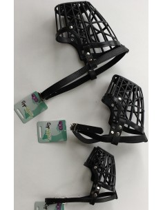 Healthy Dog Φίμωτρο Πλαστικό Mε Δέρμα 2