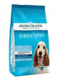 Arden Grange Puppy Junior Με Κοτόπουλο Και Ρύζι