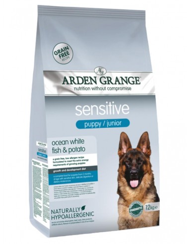 Arden Grange Puppy Sensitive Με Άσπρο Ψάρι Του Ωκεανού Και Πατάτα