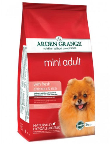 Arden Grange Mini Adult με Κοτόπουλο & Ρύζι 2kg