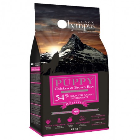 Black Olympus Puppy Με Κοτόπουλο & Ρύζι