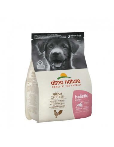 Almo Nature Holistic Dry Dogfood Medium-Large Puppy Με Κοτόπουλο Και Ρύζι