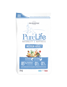 Pro-Nutrition Pure Life Dog Medium Adult Με Σολομό Και Πάπια