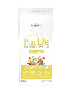 Pro-Nutrition Pure Life Dog Maxi Adult Με Πάπια Και Λευκό Ψάρι 12kg