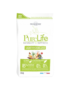 Pro-Nutrition Pure Life Dog Light/Sterilised Με Πάπια Και Λευκό Ψάρι