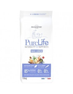 Pro-Nutrition Pure Life Dog Maxi Junior Με Λευκό Ψάρι Και Σαρδέλα 12kg