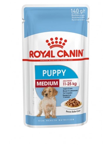 Royal Canin Dog Size Health Nutrition Wet Medium Puppy Φακελάκι 140gr