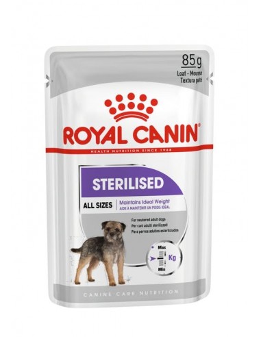 Royal Canin Dog Care Nutrition Wet All Sizes Sterilised Adult 85gr