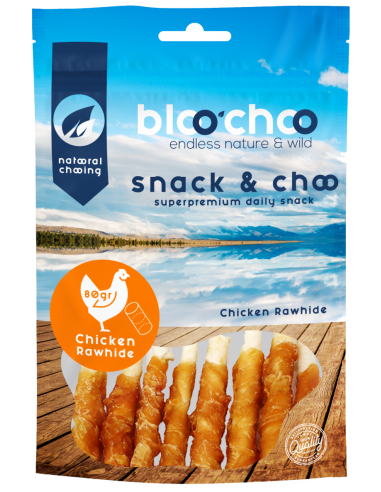 BlooChoo Snack Chicken Rawhide Λιχουδιές Με Κοτόπουλο 80gr 1+1 FREE