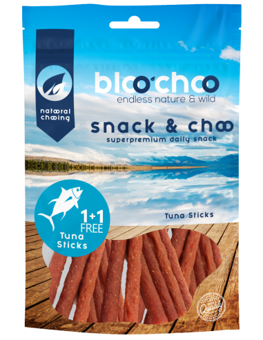 Bloo Choo Snack Tuna Sticks Λιχουδιές Με Τόνο 80 gr 1+1 FREE