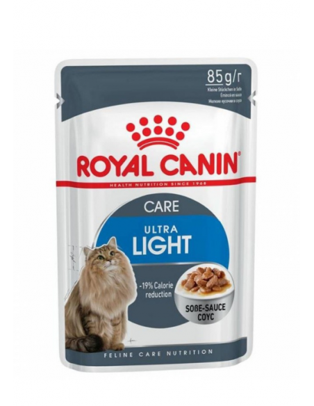 Royal Canin Cat Feline Care Nutrition Wet Ultra Light Gravy Adult Φακελάκι 85gr Royal Canin Cat Feline Care Nutrition Wet Ultra Light Gravy Adult Φακελάκι 85gr