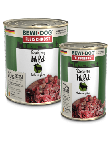 Bewi Dog Meat Selection Κονσέρβα Σκύλου Με Ελάφι