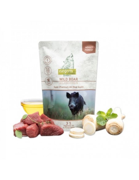 Isegrim Roots Adult Forest Φακελάκι Για Σκύλους Με Αγριογούρουνο 410gr Isegrim Roots Adult Forest Φακελάκι Για Σκύλους Με Αγριογούρουνο 410gr