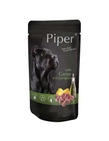 Piper Adult Game & Pumpkin Φακελάκι Για Σκύλους Με Κυνήγι Και Κολοκύθα 500gr