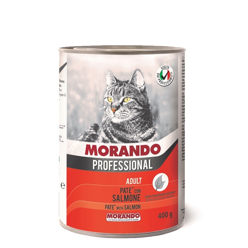 Morando Professional Κονσέρβα Γάτας Με Σολομό 400gr