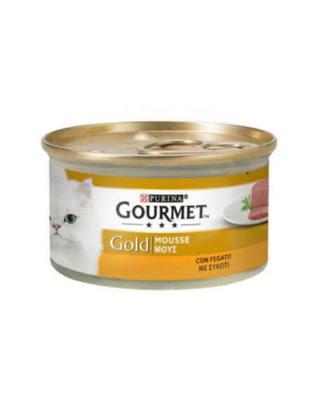 Purina Gourmet Gold Κονσέρβα Γάτας Μους Με Συκώτι 85gr Purina Gourmet Gold Κονσέρβα Γάτας Μους Με Συκώτι 85gr