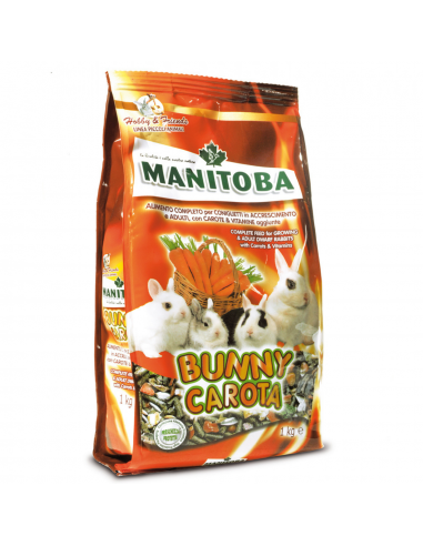 Manitoba Bunny Carota Τροφή Για Κουνέλια 1 kg