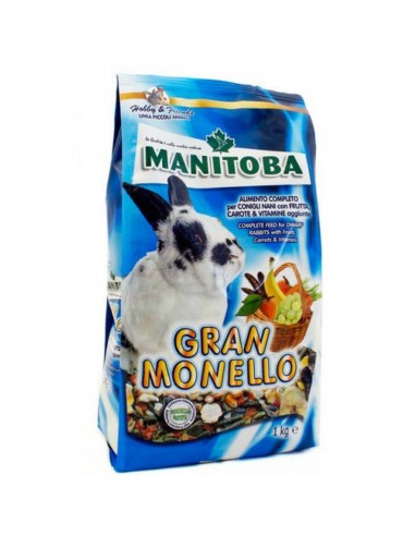 Manitoba Gran Monello Τροφή Για Κουνέλια Νάνους 1kg