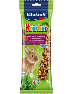 Vitakraft Krackers Duo Λιχουδιές Για Κουνέλια Με Άγρια Μούρα 112gr
