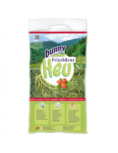 Bunny Nature Fresh Grass Hay Χόρτο Για Κουνέλια Και Τρωκτικά Με Κυνόροδο 500gr