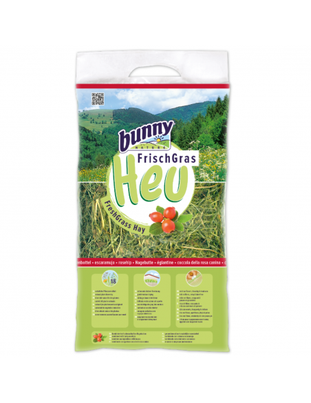 Bunny Nature Fresh Grass Hay Χόρτο Για Κουνέλια Και Τρωκτικά Με Κυνόροδο 500gr Bunny Nature Fresh Grass Hay Χόρτο Για Κουνέλια Και Τρωκτικά Με Κυνόροδο 500gr