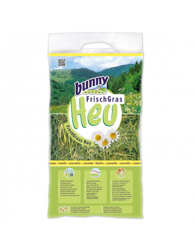 Bunny Nature Fresh Grass Hay Χόρτο Για Κουνέλια Και Τρωκτικά Με Χαμομήλι 500gr