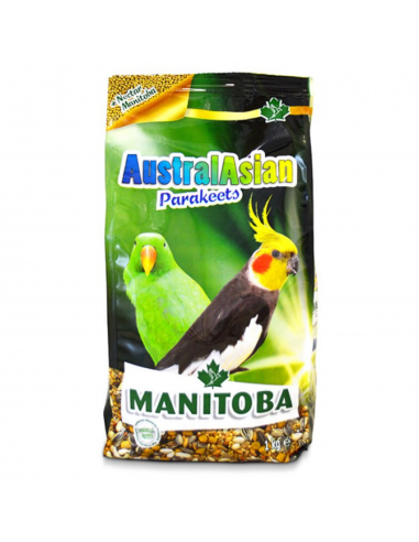 Manitoba Australasian Parakeets Τροφή Για Mεσαίους Και Mεγάλους Παπαγάλους 1kg