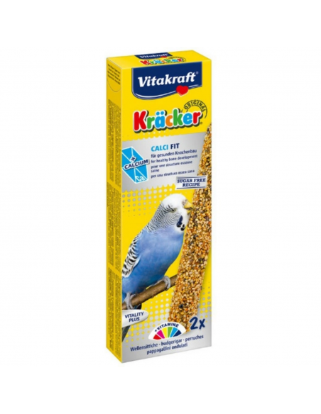 Vitakraft Kracker Calci-Fit Duo Junior Λιχουδιά Για Παπαγαλάκια Με Ασβέστιο Και Μέλι 2τεμ. Vitakraft Kracker Calci-Fit Duo Junior Λιχουδιά Για Παπαγαλάκια Με Ασβέστιο Και Μέλι 2τεμ.