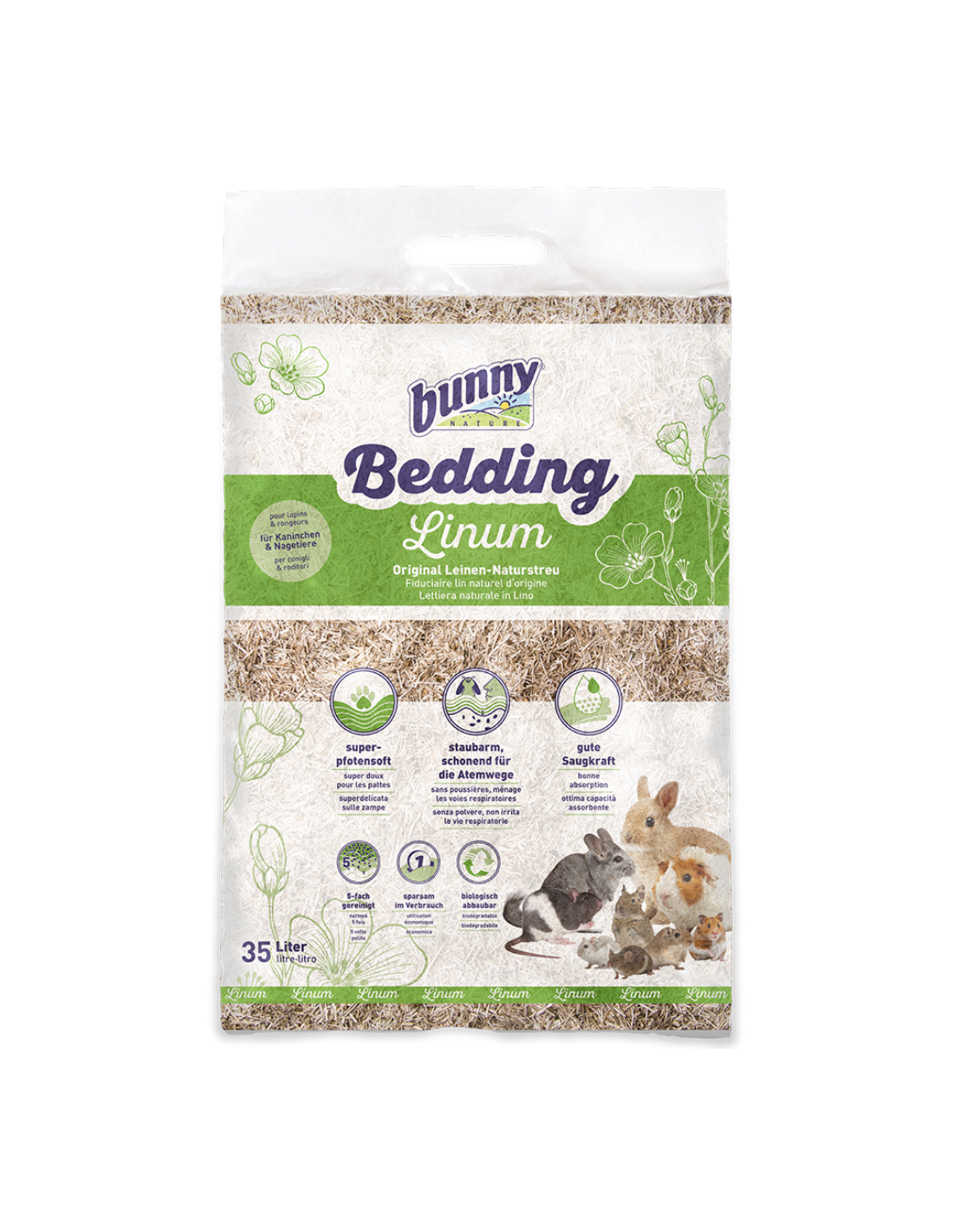 Bunny nature bedding best sale linum