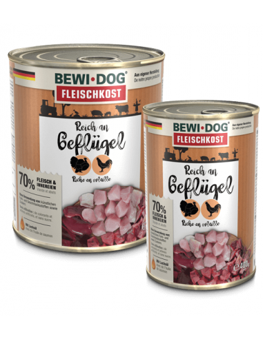 Bewi Dog Meat Selection Κονσέρβα Σκύλου Με Πουλερικά