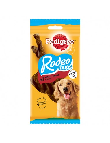 Pedigree Rodeo Duos Με Μοσχάρι Και Τυρί 7τεμ. 123gr