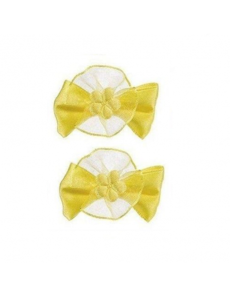 Ferplast Hairpins Φιογκάκια Μαλλιών Για Μικρά Σκυλάκια Κίτρινα