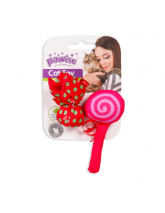 Pawise Cat Toy Candy & Flower Παιχνίδι Γάτας Με Catnip Φούξια