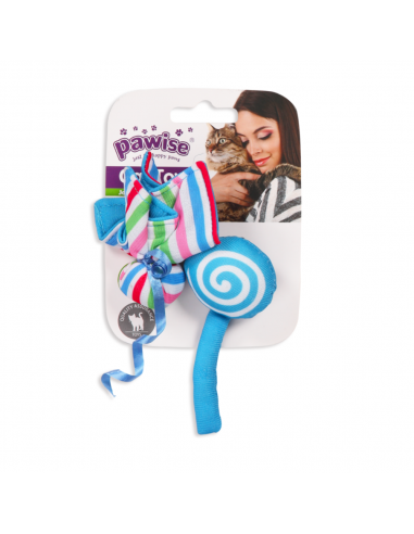 Pawise Cat Toy Candy & Flower Παιχνίδι Γάτας Με Catnip Μπλε
