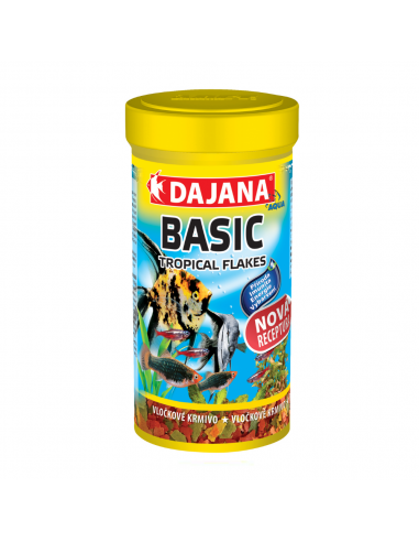 Dajana Basic Tropical Flakes Πλήρης Τροφή Σε Νιφάδες Για Τροπικά Ψάρια 20gr