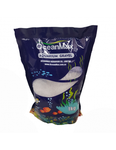 OceanMax Διακοσμητικό Χαλίκι Λευκό 1kg