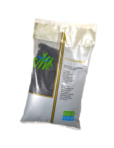 Altamarea Aqualine Διακοσμητικό Χαλίκι Μαύρο 5kg