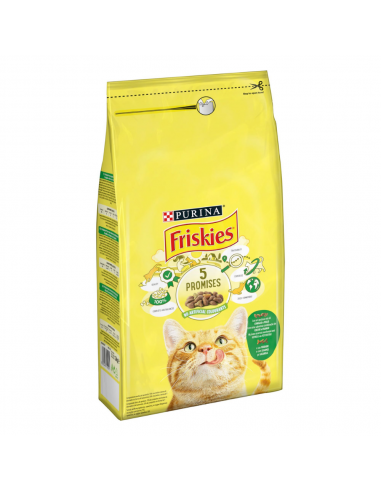 Friskies Adult Ξηρά Τροφή Για Γάτες Με Κουνέλι, Κοτόπουλο Και Λαχανικά 20kg