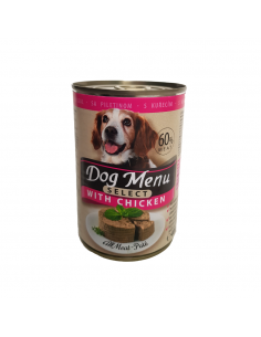 Dog Menu Select Κονσέρβα Σκύλου Με Κοτόπουλο 400gr