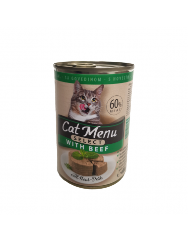 Cat Menu Select Κονσέρβα Γάτας Με Βοδινό 400gr