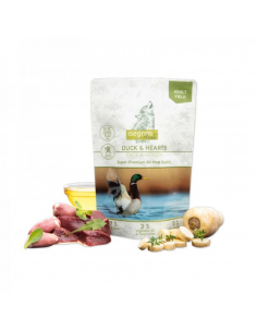 Isegrim Roots Adult Field Φακελάκι Για Σκύλους Πάπια Και Καρδιές 410gr