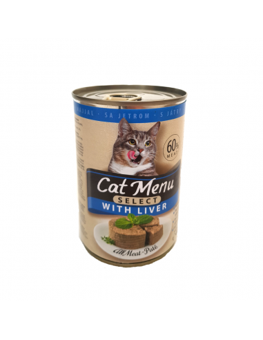 Cat Menu Select Κονσέρβα Γάτας Με Συκώτι 400gr