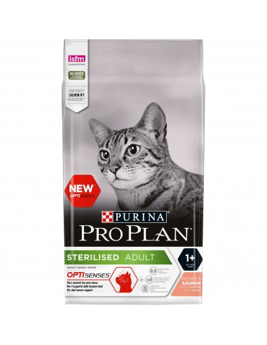 Pro Plan Sterilised OptiSenses Adult Ξηρά Τροφή Για Γάτα Με Σολομό 1.5kg