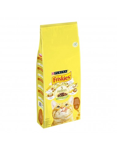 Friskies Adult Ξηρά Τροφή Για Γάτες Με Κοτόπουλο, Γαλοπούλα Και Λαχανικά 20kg